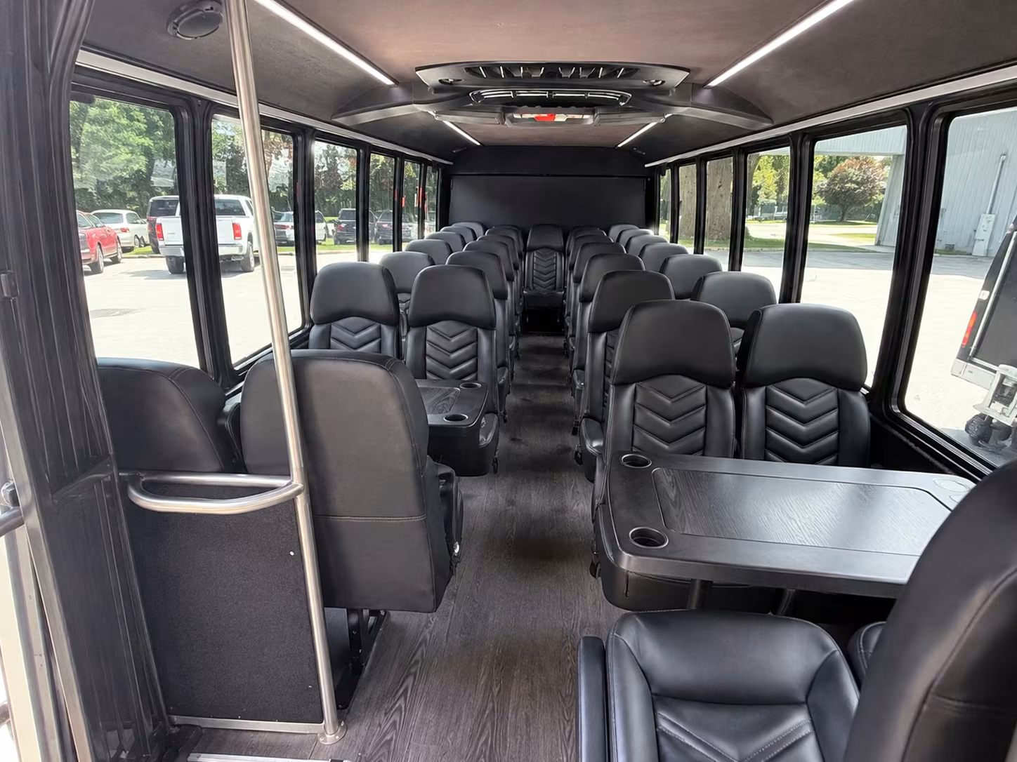 15 passenger minibus interior