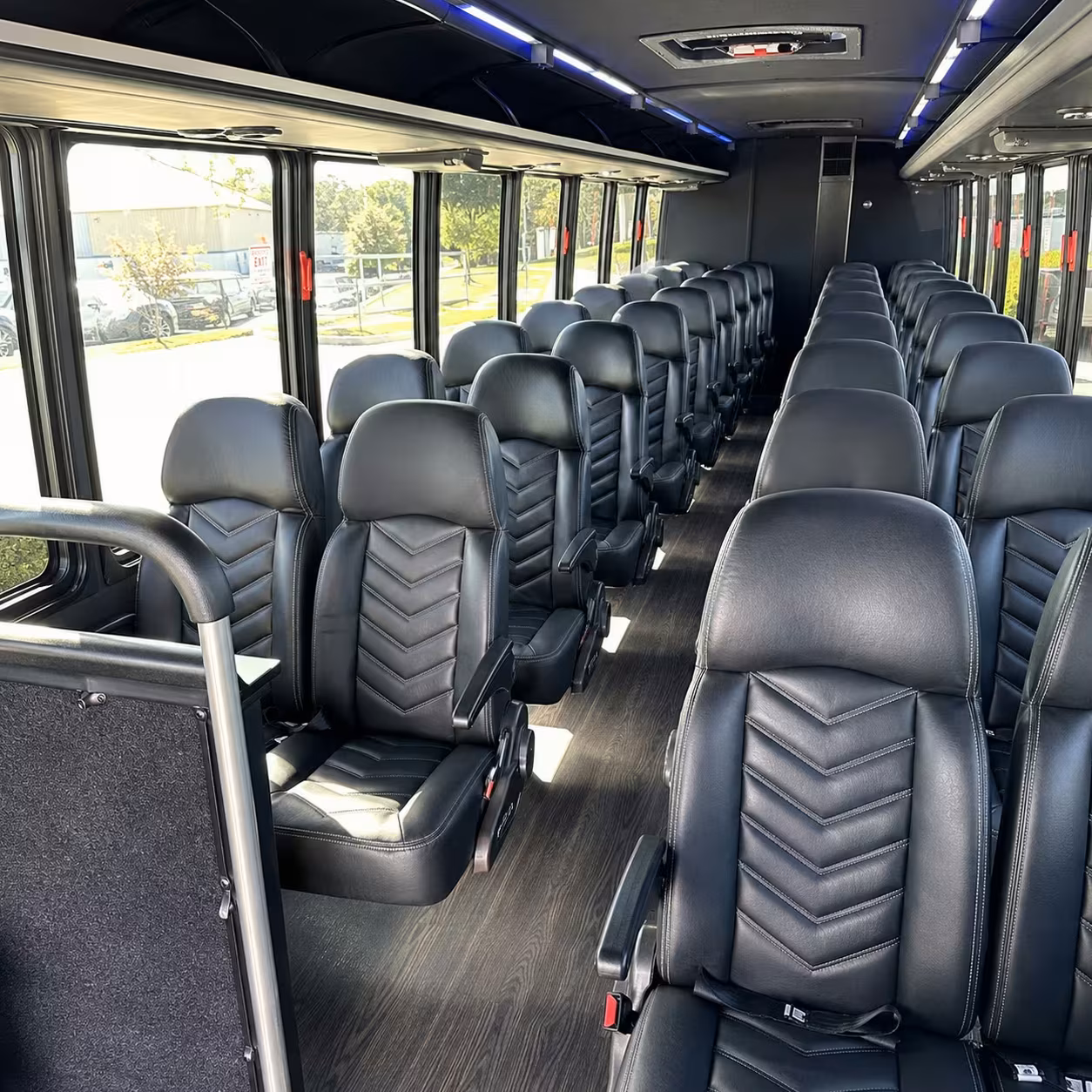 25 passenger minibus inside