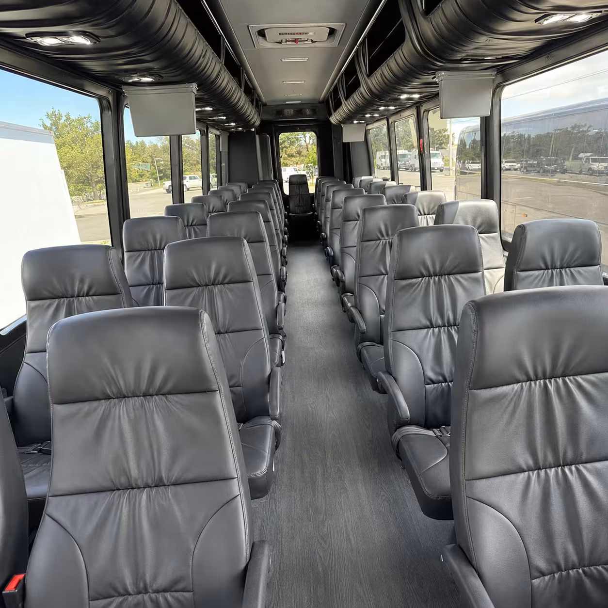 28 passenger minibus inside