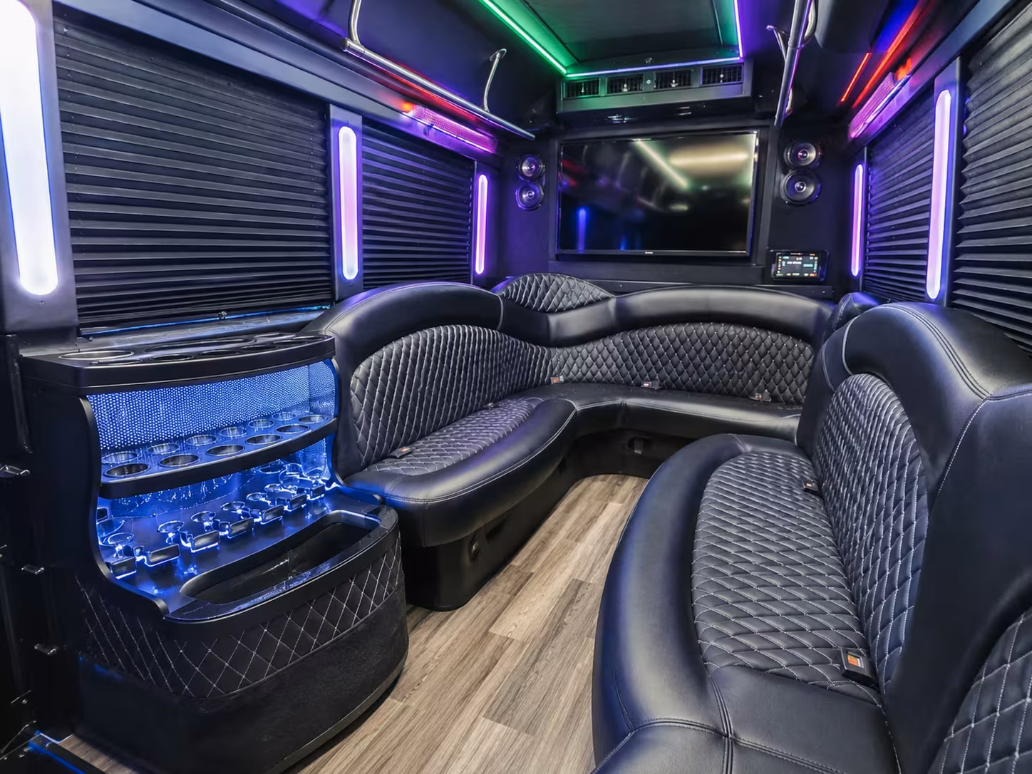 bridal party bus rentals in chino for your wedding day