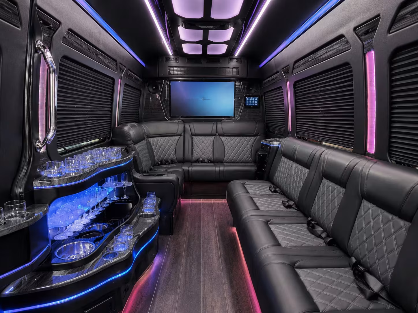 bus rental options for chino trips