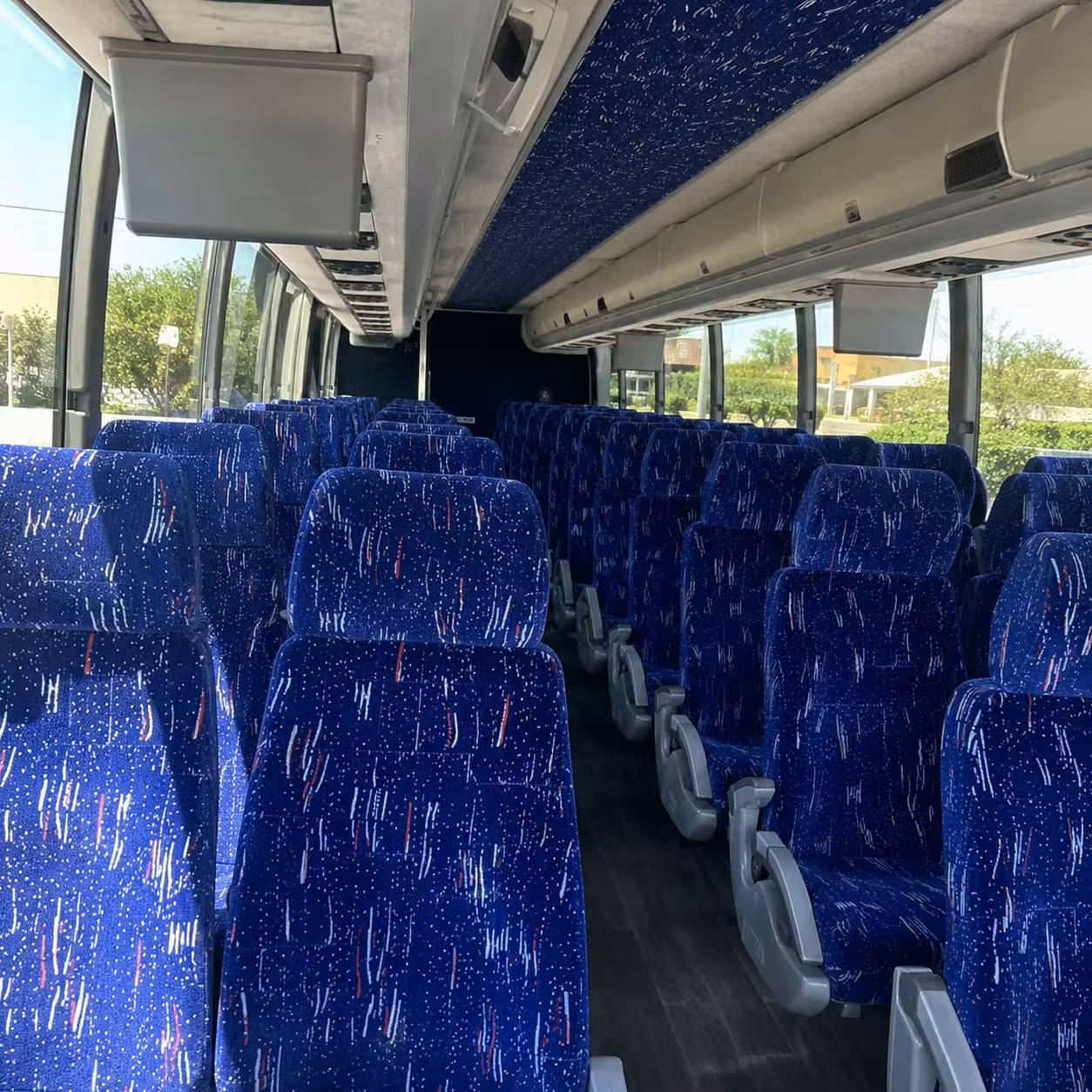 chino charter bus interior