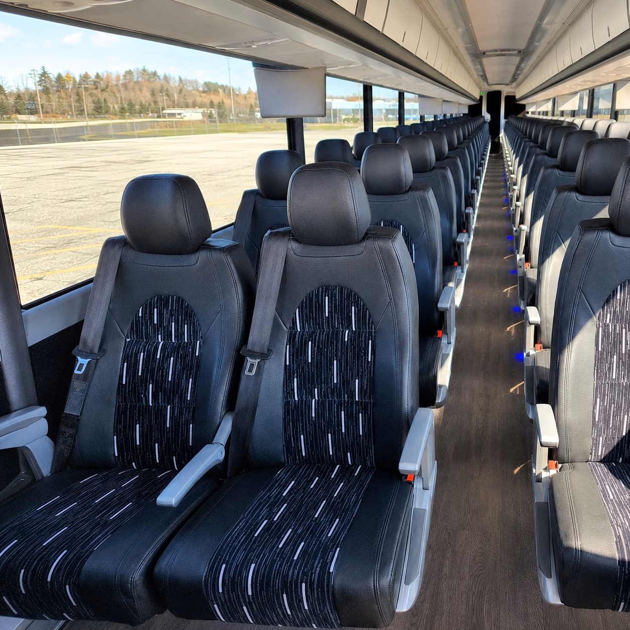 chino charter bus rentals for airport transfers and off site events
