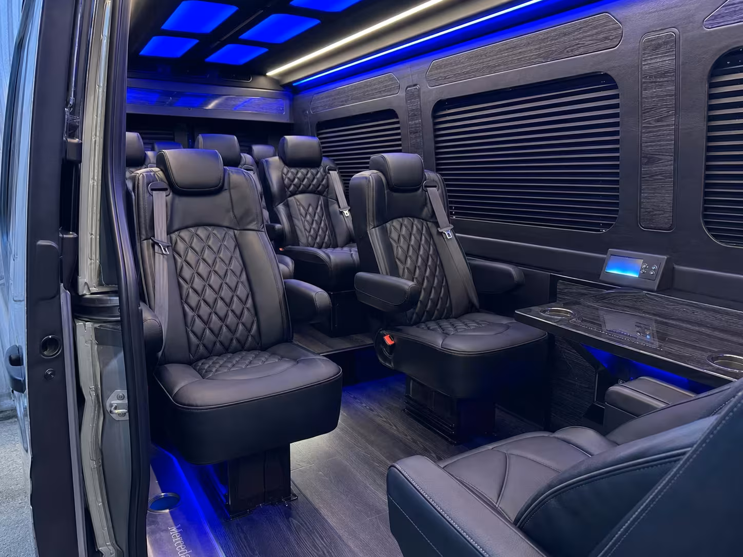 sprinter van transportation for groups and events across chino