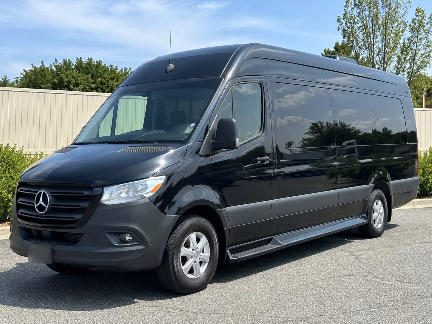 sprinter van with driver